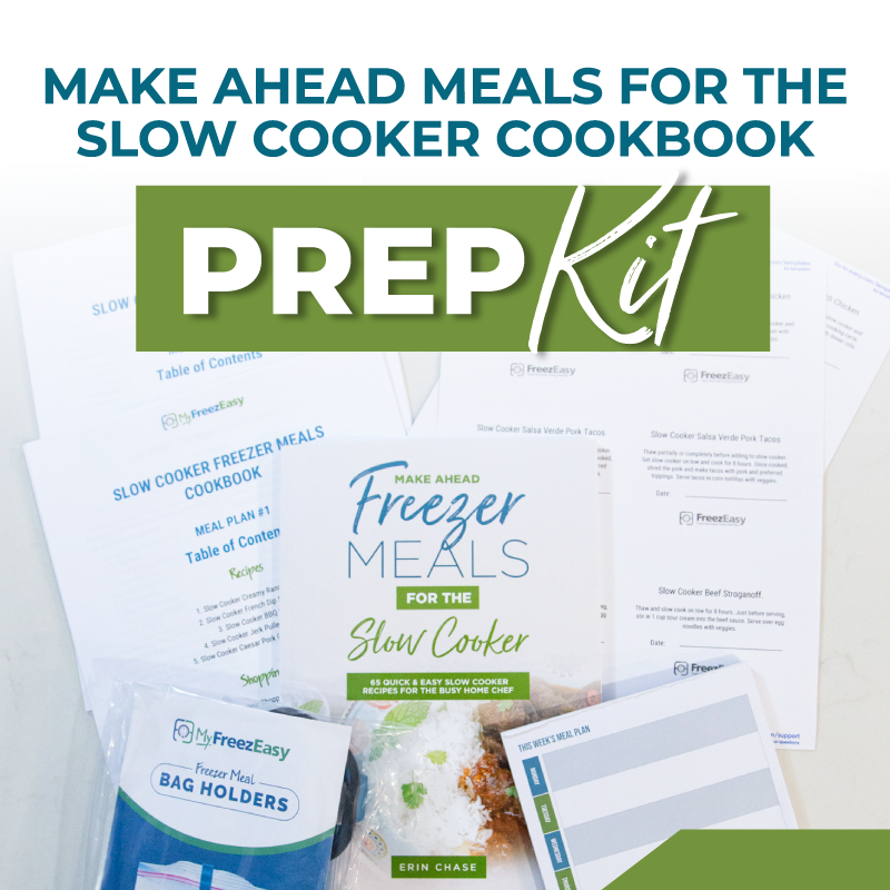 Book & Prep Kit for Freezer to Slow Cooker Meals - Erin Chase Store