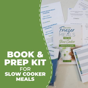 Book & Prep Kit for Freezer to Slow Cooker Meals - Erin Chase Store