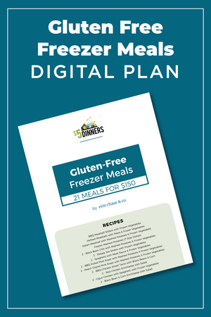 Gluten-Free Freezer Meals: DIGITAL PDF - Erin Chase Store