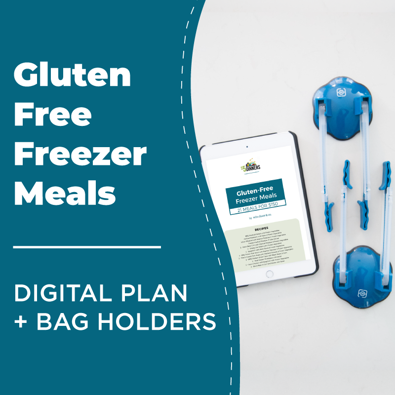 Gluten-Free Freezer Meals: PDF + BAG HOLDERS - Erin Chase Store