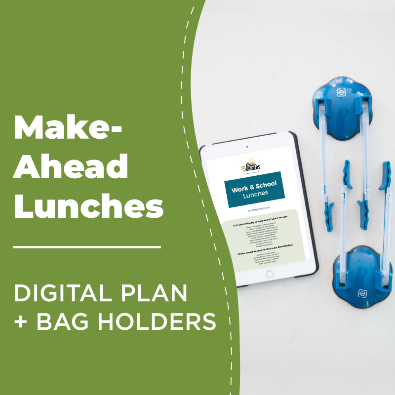 Work & School Lunches: PDF + BAG HOLDERS - Erin Chase Store