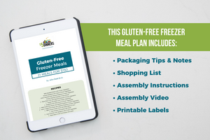 Gluten-Free Freezer Meals: DIGITAL & PRINTED PDF + BAG HOLDERS - Erin Chase Store