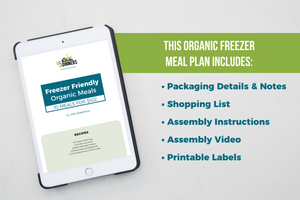 Freezer Friendly Organic Meals: PDF + BAG HOLDERS - Erin Chase Store