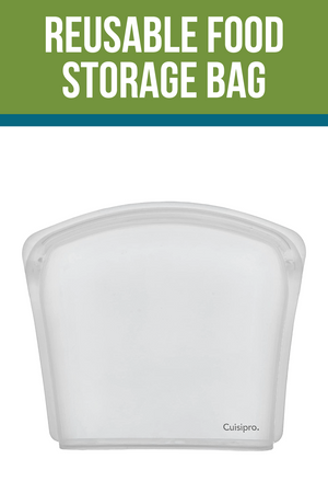 Reusable Food Storage Bag, Clear - Half Gallon - Erin Chase Store