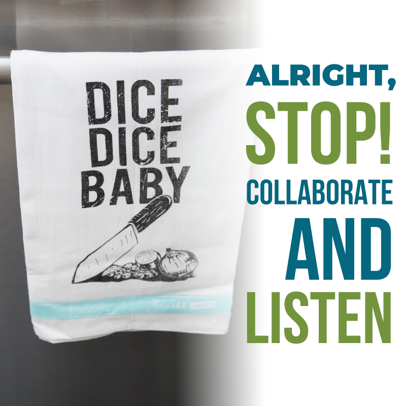 Dice, Dice Baby Tea Towel - Erin Chase Store