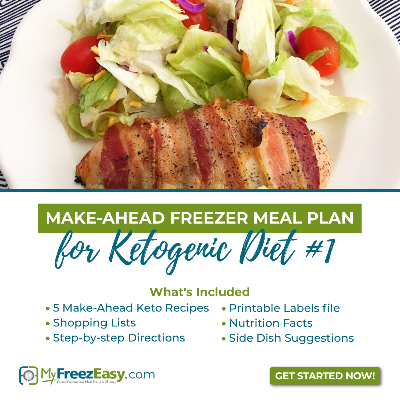 Make-Ahead Freezer Meal Plan for Ketogenic Diet #1 - Erin Chase Store