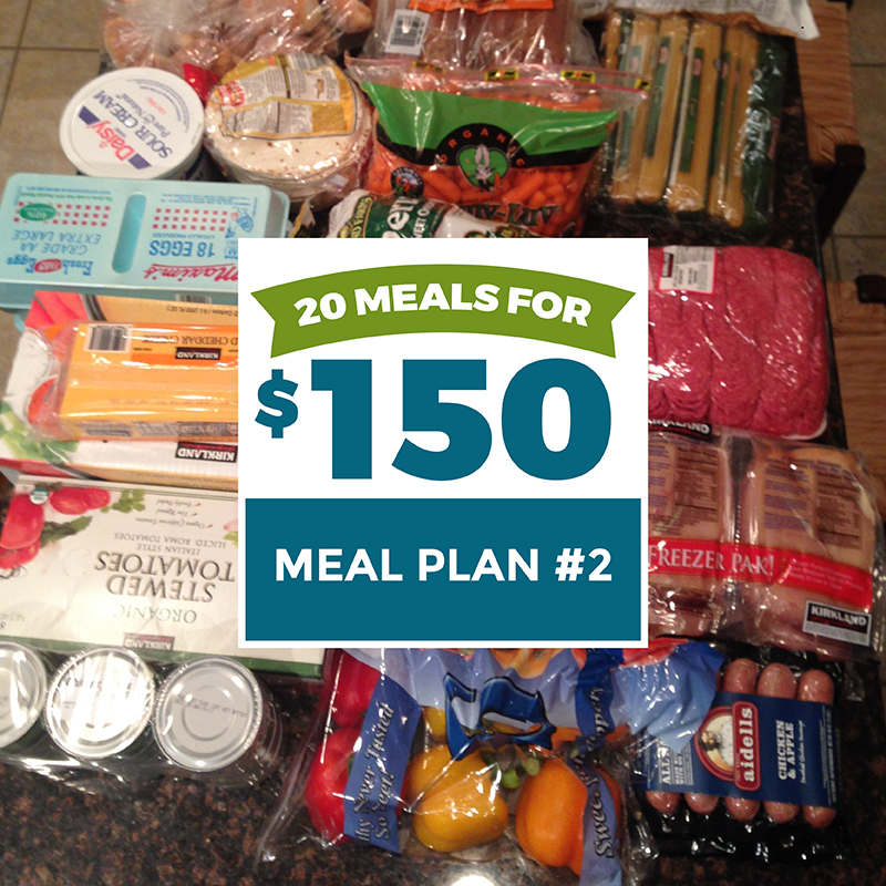20 Meals for $150 - Meal Plan #2 - Erin Chase Store