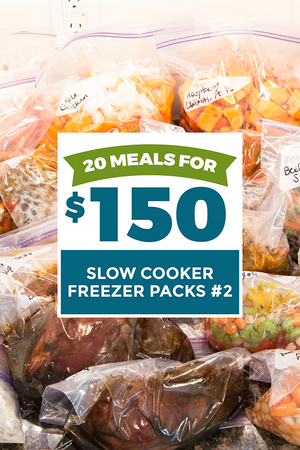 20 Meals for $150 - Slow Cooker Freezer Packs #2 - Erin Chase Store