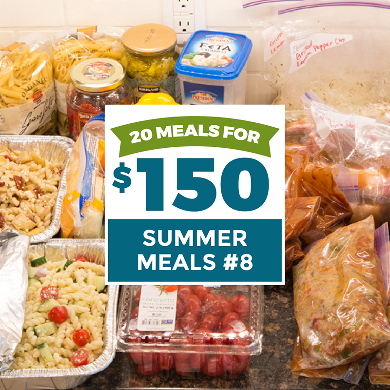 20 Meals for $150 - Summer Meals
