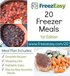 A 20 Freezer Meals Plan - Erin Chase Store