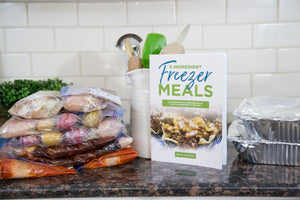 Book & Prep Kit for 5-Ingredient Freezer Meals - Erin Chase Store