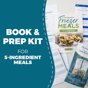 Book & Prep Kit for 5-Ingredient Freezer Meals - Erin Chase Store