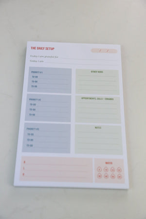 Daily Setup Tearpad - Erin Chase Store
