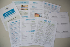 Slow Cooker Freezer Packs #1: DIGITAL & PRINTED PDF + BAG HOLDERS - Erin Chase Store