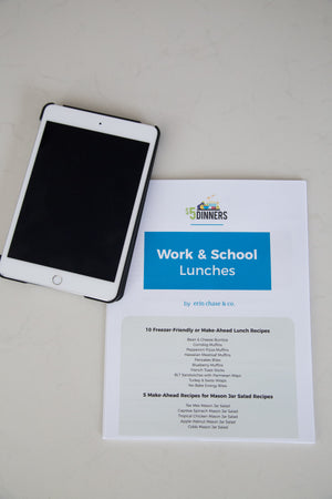 Work & School Lunches: DIGITAL PDF - Erin Chase Store