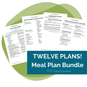 PDF Bundle - 12 Freezer Meal Plans - Erin Chase Store