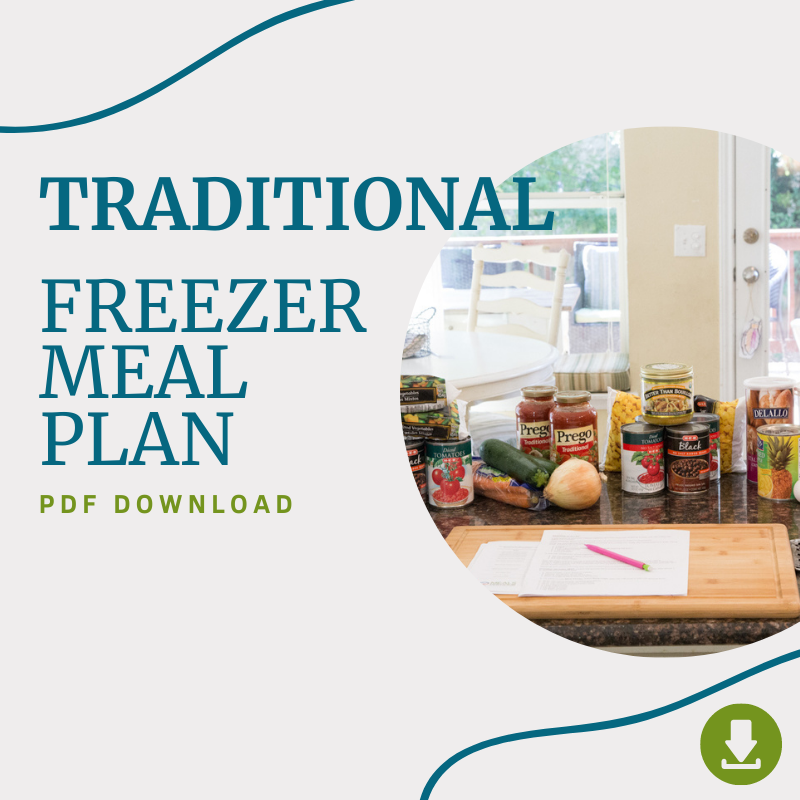 PDF - The Traditional Freezer Meal Plan - Erin Chase Store