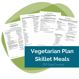 Vegetarian Freezer Meal Plan - Skillet Recipes - Erin Chase Store