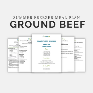 Summer Meal Plan PDF: ALL GROUND BEEF