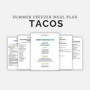 Summer Meal Plan PDF: TOP 5 TACO RECIPES