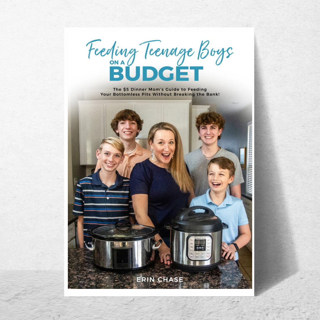 PRINTED: Feeding Teenage Boys on a Budget Cookbook - Erin Chase Store