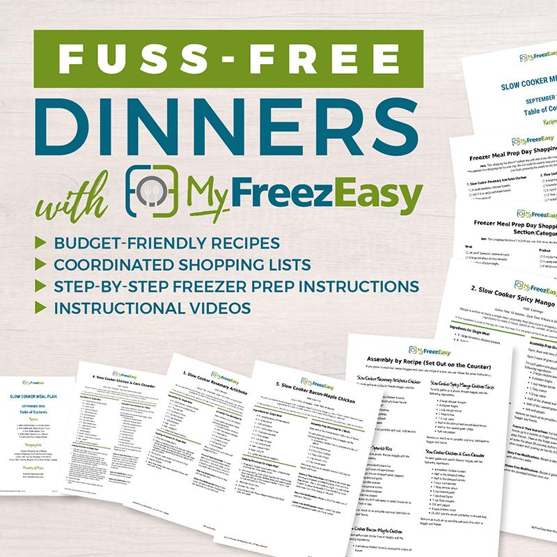 POWER PACK: 12 Months of Budget Freezer Meal Plans