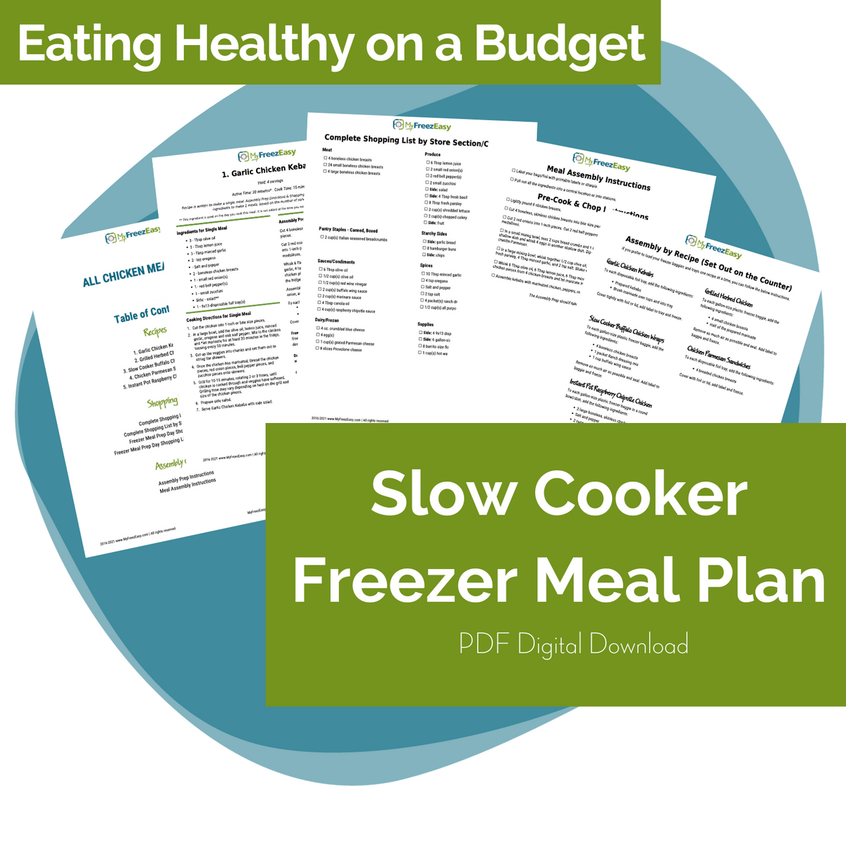 Eating Healthy on a Budget: Slow Cooker Meal Plan - Erin Chase Store