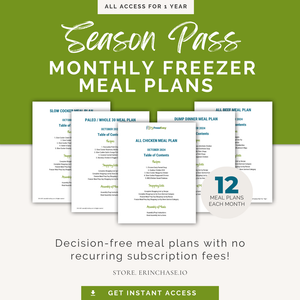 SEASON PASS: Freezer Meal Plans