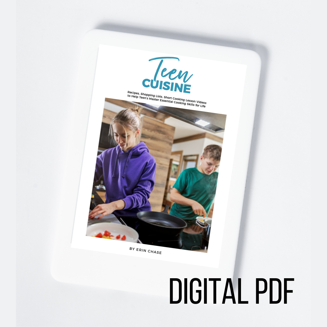 Teen Cuisine: Cooking Lessons and Gadgets for Teens - Erin Chase Store