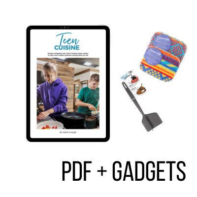 Teen Cuisine: Cooking Lessons and Gadgets for Teens - Erin Chase Store