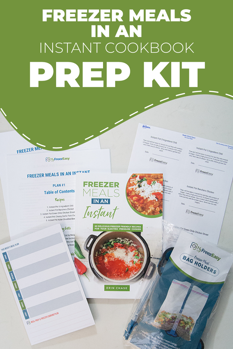 Book &amp; Prep Kit for Freezer to Instant Pot Meals - Erin Chase Store