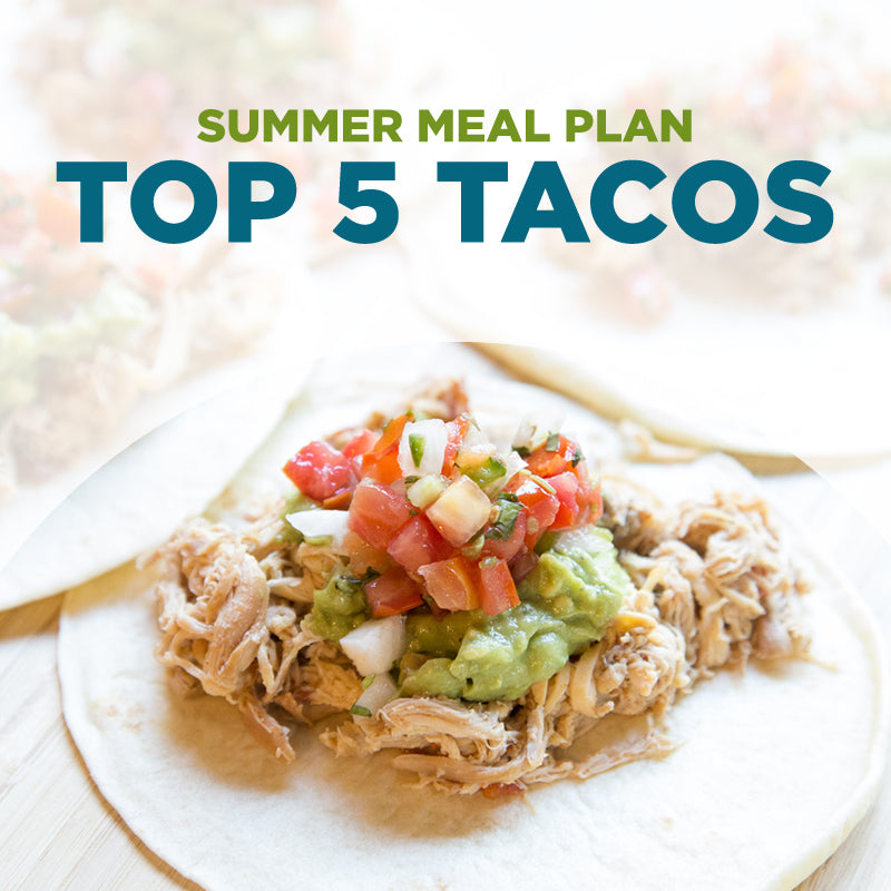 Summer Meal Plan PDF: TOP 5 TACO RECIPES - Erin Chase Store