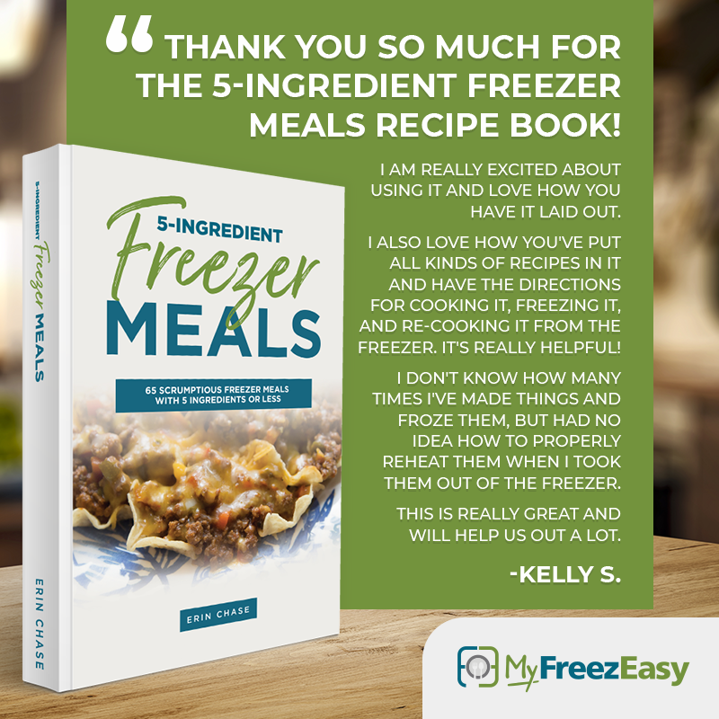 Cookbook - 5-Ingredient Freezer Meals - Erin Chase Store