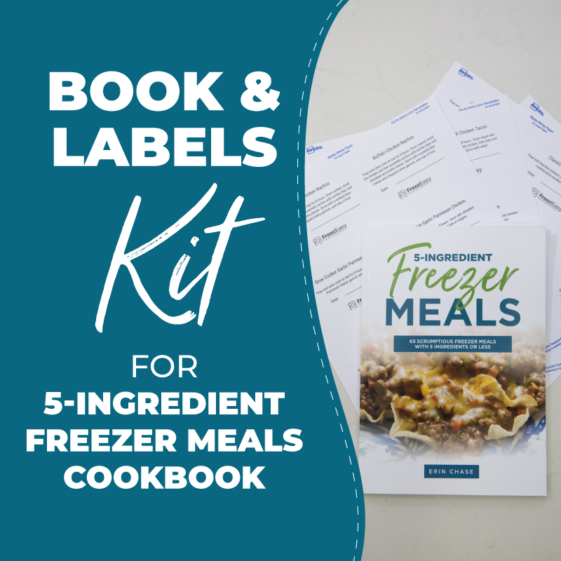 Book &amp; Labels Kit for 5-Ingredient Freezer Meals - Erin Chase Store