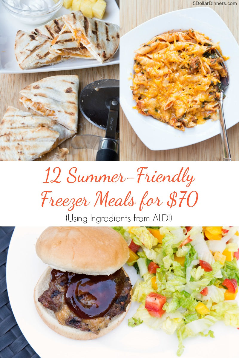 12 Meals for $70 - Summer Meals from Aldi - Erin Chase Store