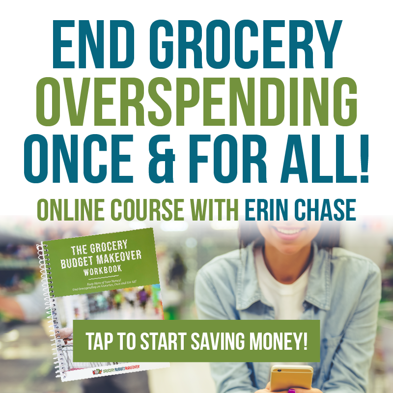 Grocery Budget Makeover: Online Course &amp; Workbook - Erin Chase Store