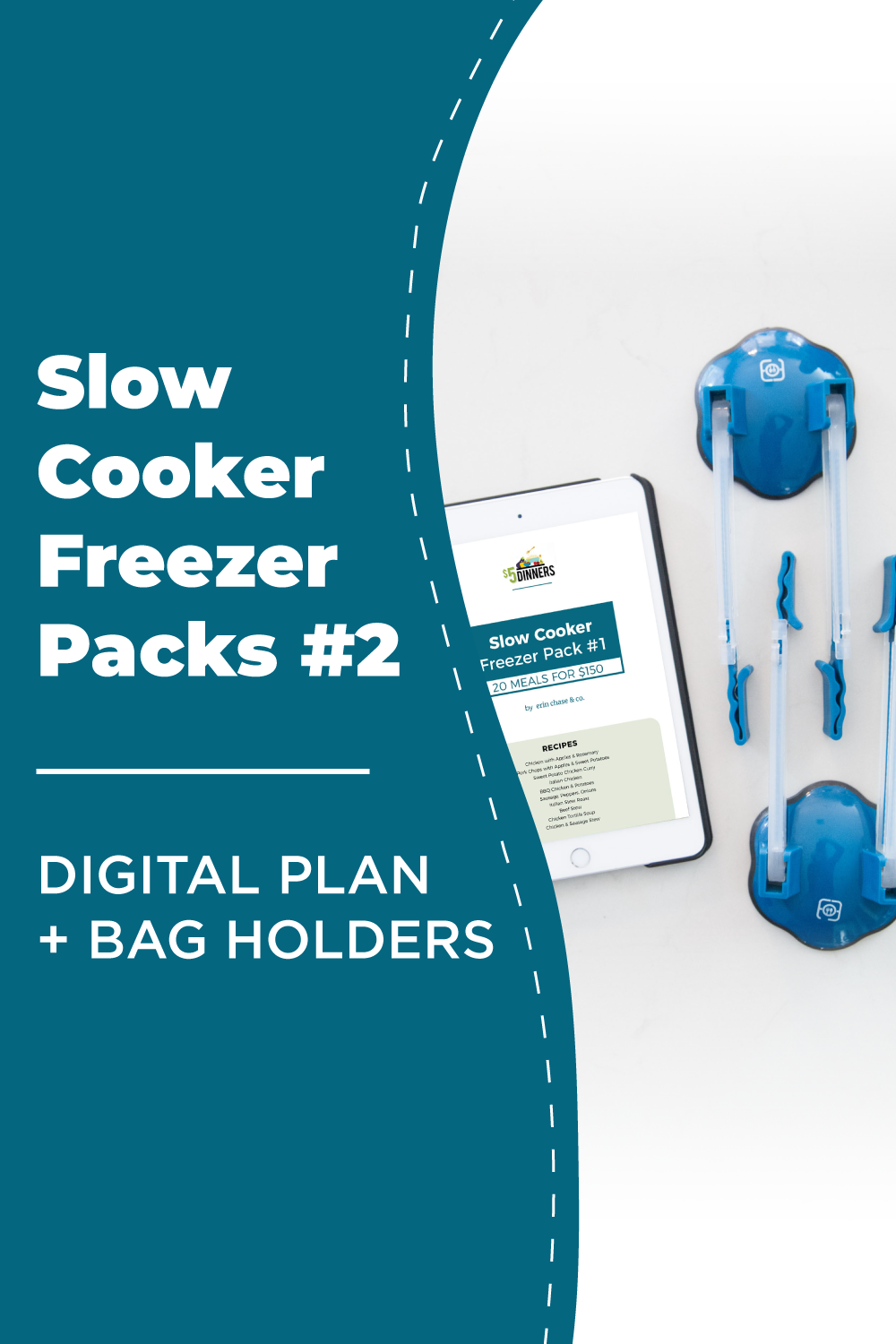 Freezer Bag Holder (Pack of 2)