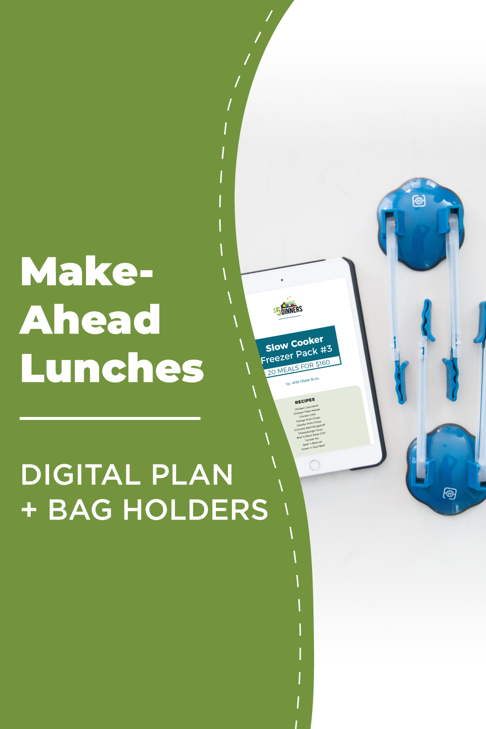 Work &amp; School Lunches: PDF + BAG HOLDERS - Erin Chase Store
