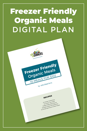 Freezer Friendly Organic Meals: DIGITAL PDF
