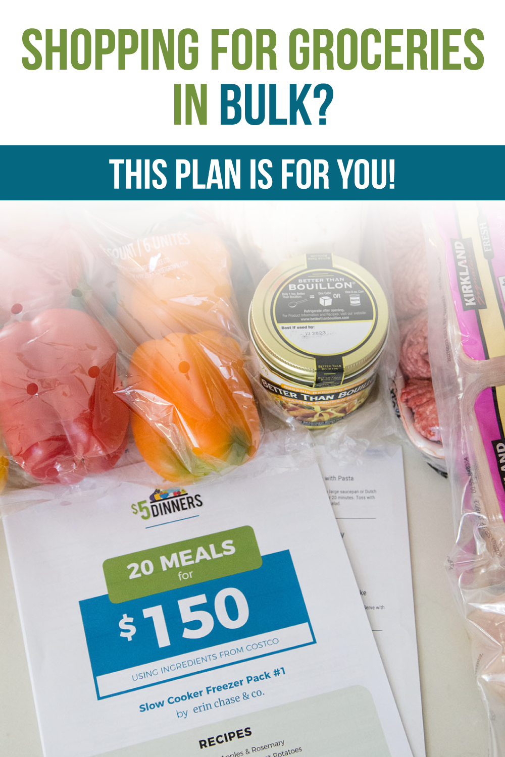 Slow Cooker Freezer Packs #1: DIGITAL PDF - Erin Chase Store