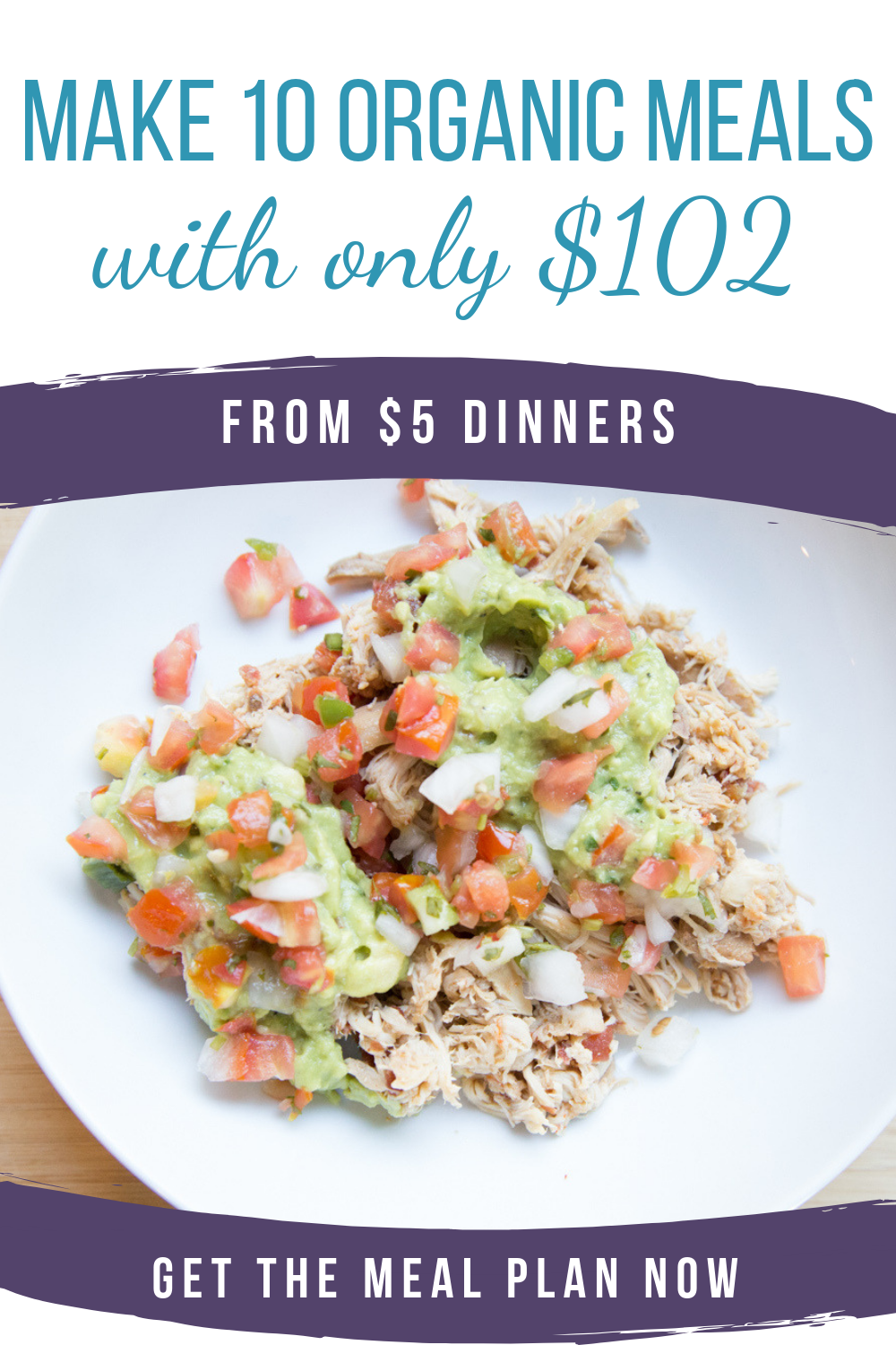 10 Meals for $102 - The All Organic Meals Plan - Erin Chase Store