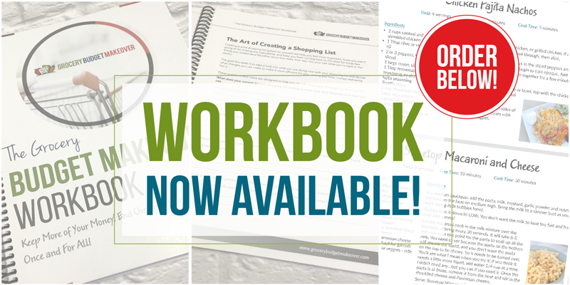 Grocery Budget Makeover Workbook - Erin Chase Store