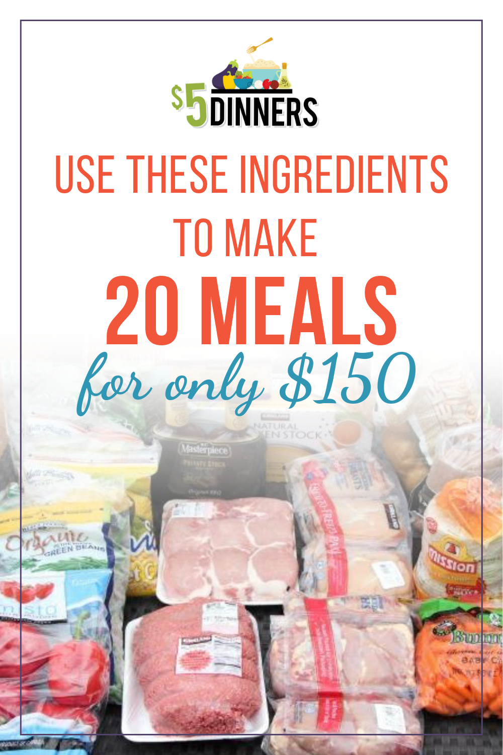 20 Meals for $150 - Sam&#39;s Club Meal Plan #2 - Erin Chase Store