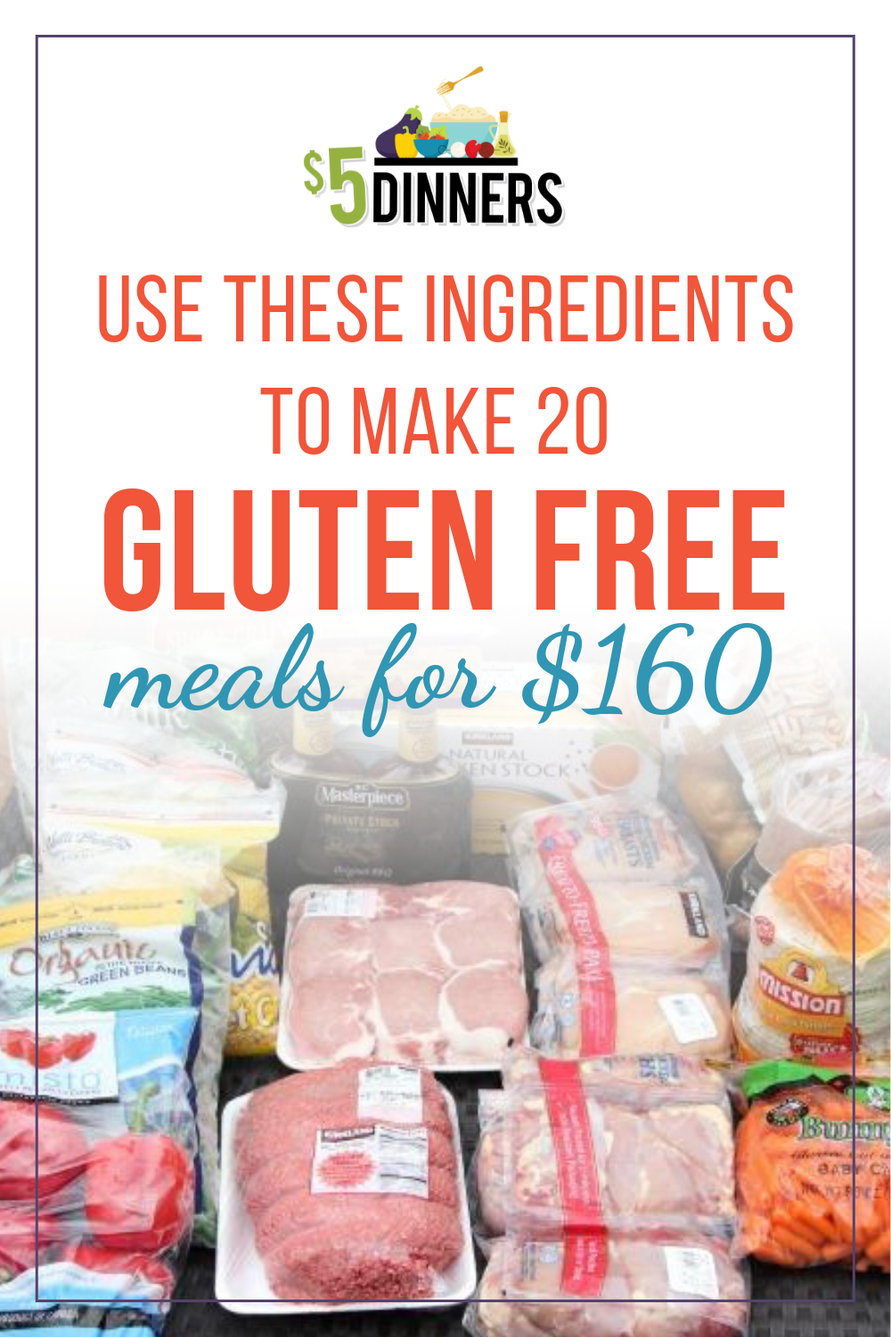 20 Meals for $150 - The Gluten Free Plan #3 - Erin Chase Store
