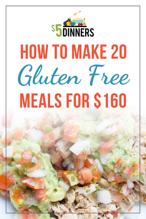 how to make 20 gluten free meals for $160