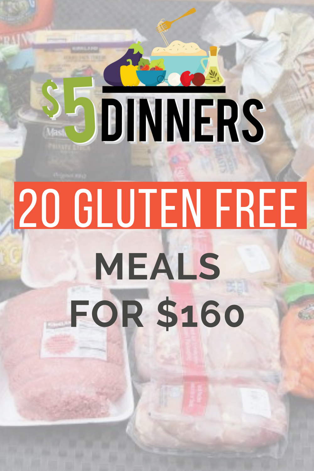 20 Meals for $150 - The Gluten Free Plan #3 - Erin Chase Store