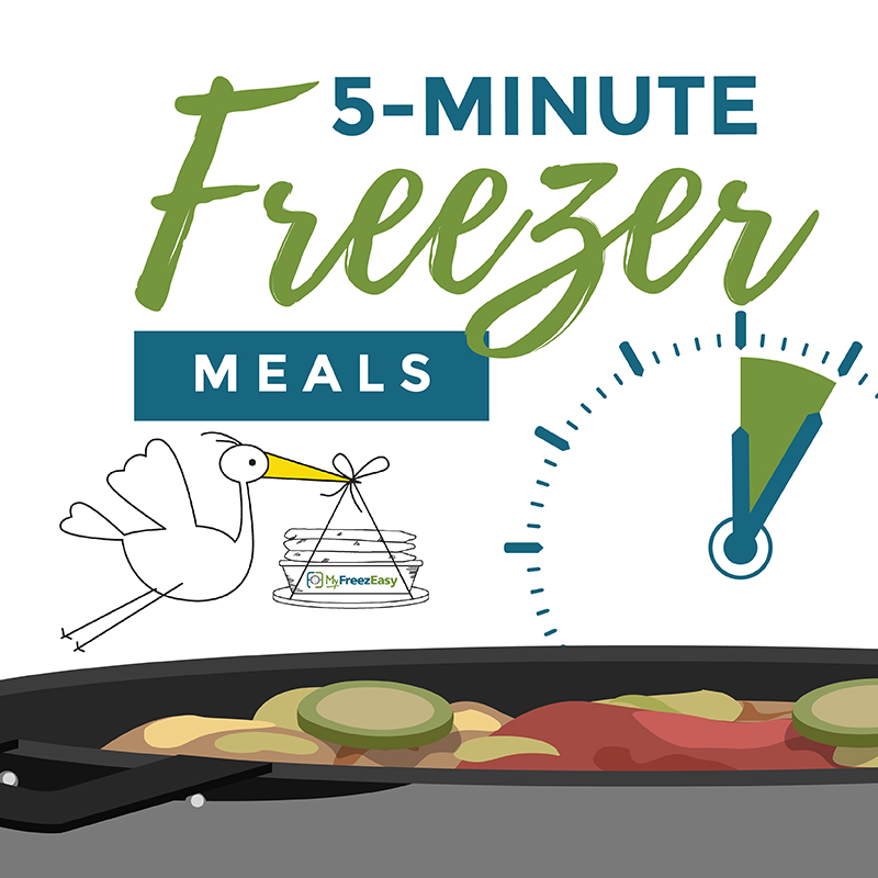 The “5 Minutes Hands-On Time” Freezer Meal Plan {PDF Download} - Erin Chase Store
