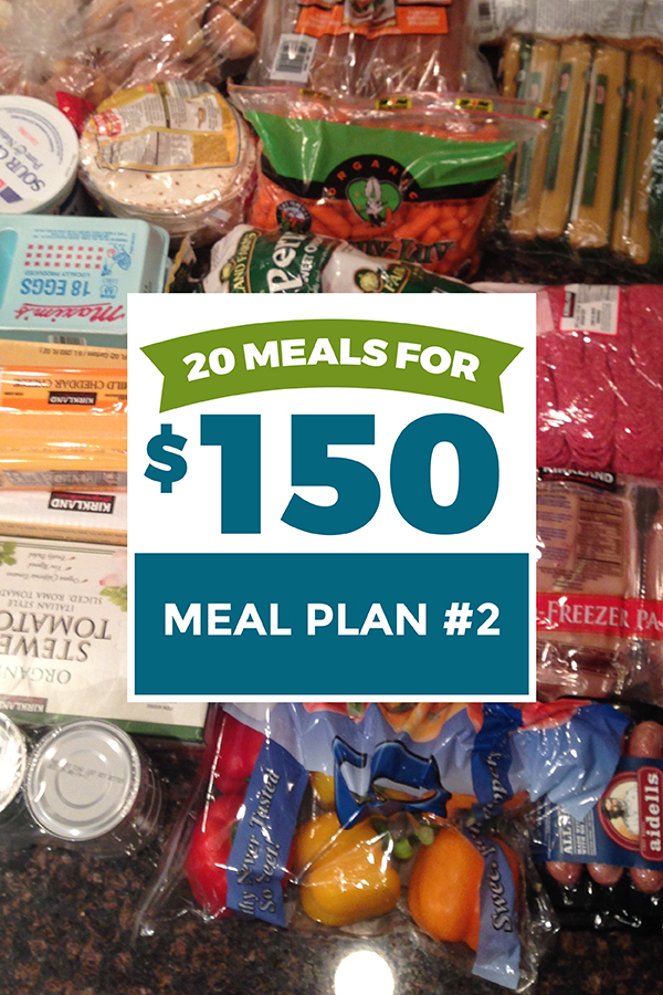 20 Meals for $150 - Meal Plan #2 - Erin Chase Store