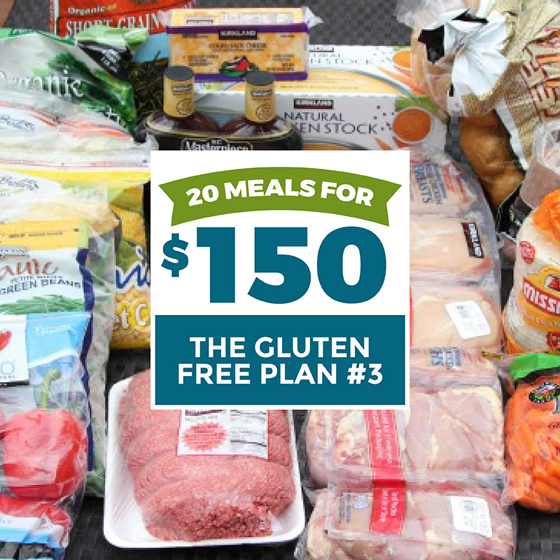 20 Meals for $150 - The Gluten Free Plan #3