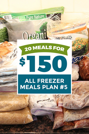 20 Meals for $150 - All Freezer Meals
